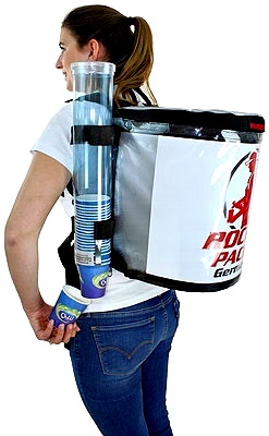 5 liter backpack for beverage dispensing