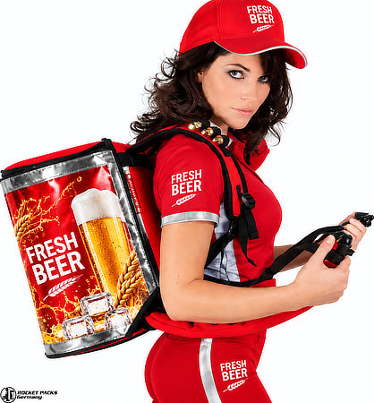 Drink-Pack 5 L beer backpack for mobile beverage service and promotions