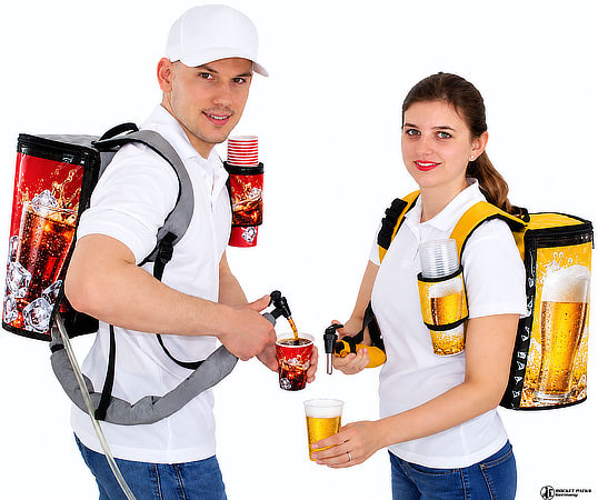 Drink-Pack 5 L beverage backpack for mobile drink serving